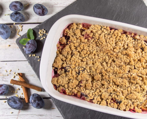 Pflaumen Crumble
