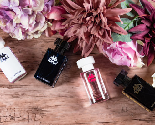 Kappa Parfum black blue white pink